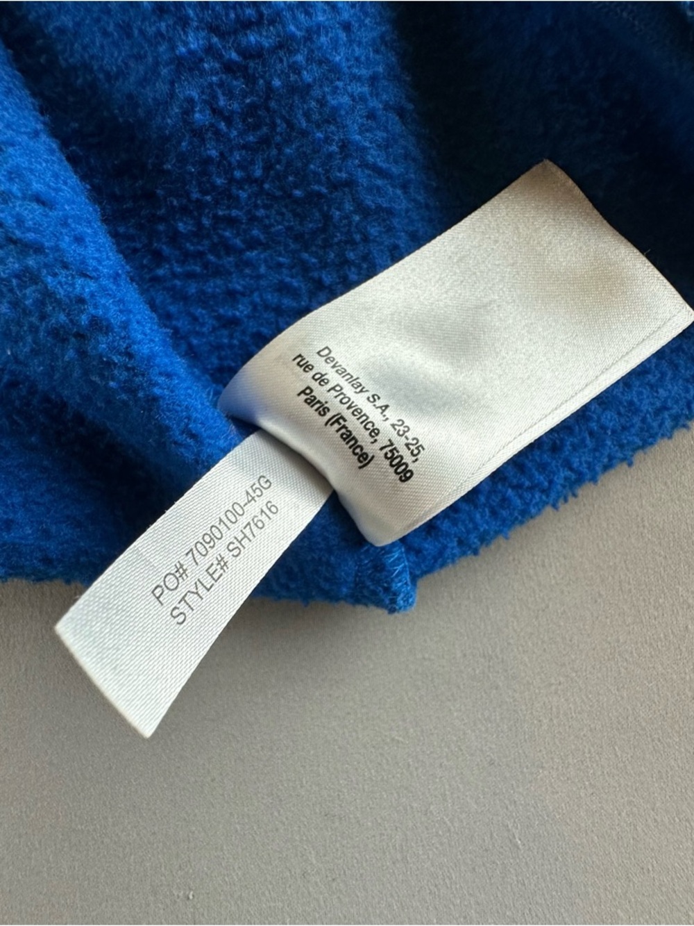 Lacoste Blue Full-Zip Performance Jacket - Picture 7 of 10